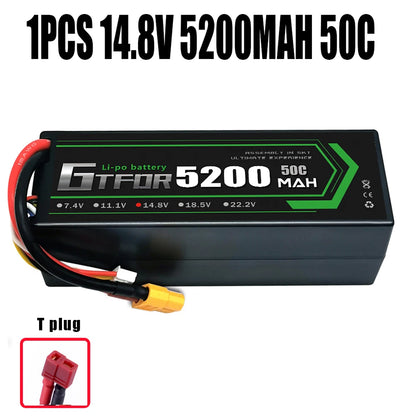 Batteries Lipo 7.4V 11.1V 15.2V 14.8V 22.2V 2S 3S 4S 6S 5200Mah 7000mAh 9200mAh 10000mAh for RC Car Truck Evader BX Truggy