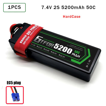 Batteries Lipo 7.4V 11.1V 15.2V 14.8V 22.2V 2S 3S 4S 6S 5200Mah 7000mAh 9200mAh 10000mAh for RC Car Truck Evader BX Truggy