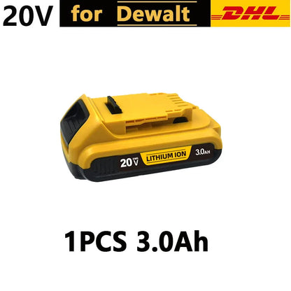 For DeWalt 20V Lithium Ion Batteries 20V 12Ah DCB203 Li Ion Battery Replacement DCB206 DCB205 DCB204 DCB200 Power Tools
