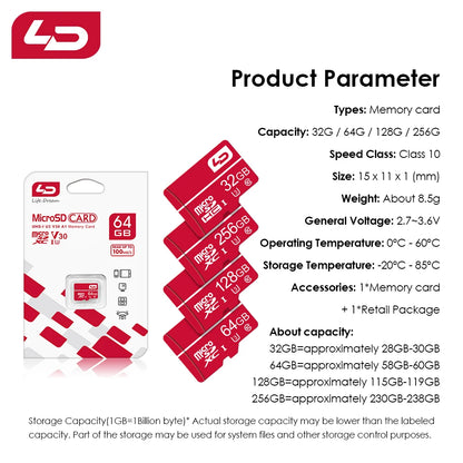 High-Speed Memory TF Card Micro SD Card 16GB, 4GB, 8GB Suitable for Tablets, Cameras, Phones, Laptops, Car Audio Systems