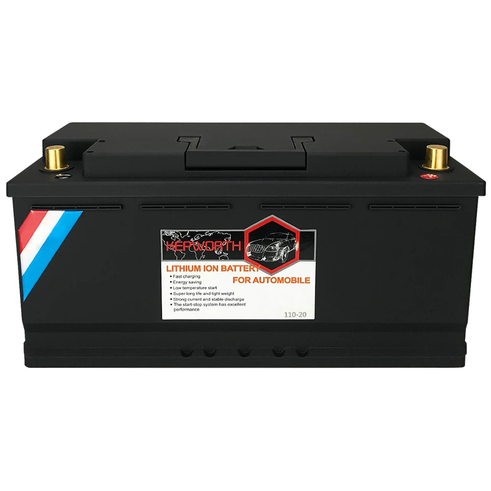 12V LiFePO4 Lithium Car Battery 70Ah 80Ah 100Ah 120Ah Jump Starter Battery Built in 200A BMS for Car, Automotive , SUV, Vehicle