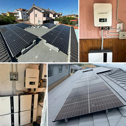 10 On Grid Tied Solar Power Energy System Home Solar Panel System On Grid 10000w