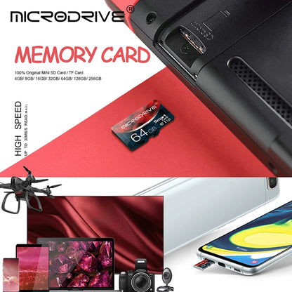 Original Memory Cards 128GB 64GB 32GB High Speed Flash Card 16GB 256GB Memory micro TF/SD Cards for Tablet/Camera/Mobile Phone