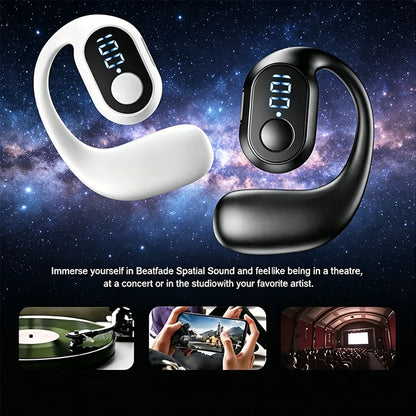 Q7-Wireless Earphones Bluetooth 5.3 Mini Handsfree Waterproof Sport Music Headset Single Earbuds OWS Headphone HiFi Music