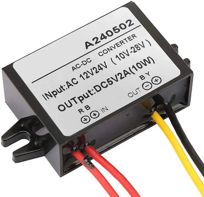 Voltage Power AC 12V 24V to DC 5V Voltage Regulator Power Module for Car Step Down Converter1A 2A 3A AC to DC 5C waterproof