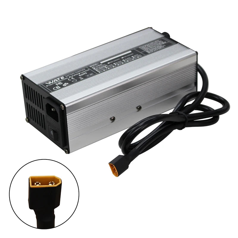 WATE 50.4V 12A charger Lithium ion battery 12S output voltage 44.4V high-power charger