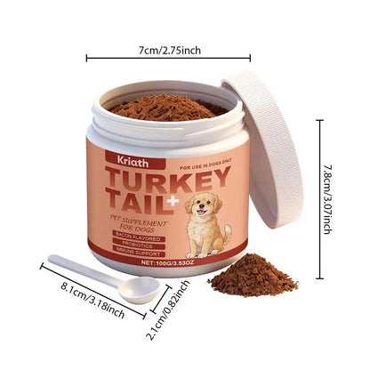 100g Dog Immune Support Supplement – Daily Immunity Defense, Promotes Healthy Immune System Function for Breeds, Easy-Mix Powder