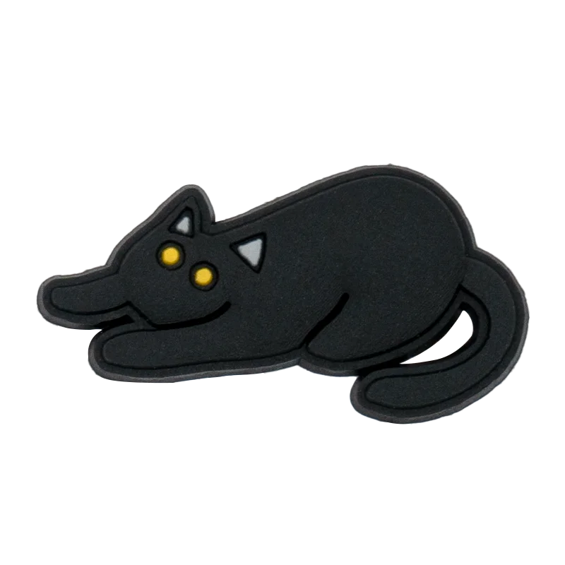 1pcs PVC Cats Charms for Clog Buckle Dollar Leaf Shoe Decorations Clips Accessories for Men Kids Favor Gifts Fit Wristband Gift