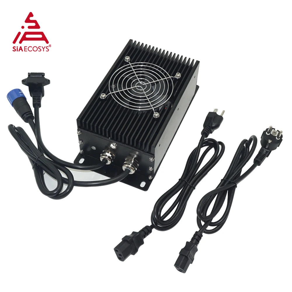 EV Charger High Power 1800W 72V 18A/12A with Europe and American Standard Cable for Scooter Motorcycle Bike