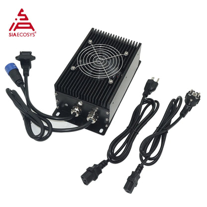 EV Charger High Power 1800W 72V 18A/12A with Europe and American Standard Cable for Scooter Motorcycle Bike
