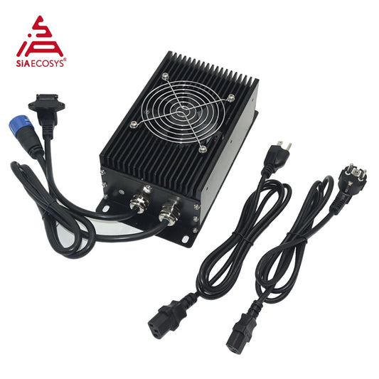 EV Charger High Power 1800W 72V 18A/12A with Europe and American Standard Cable for Scooter Motorcycle Bike