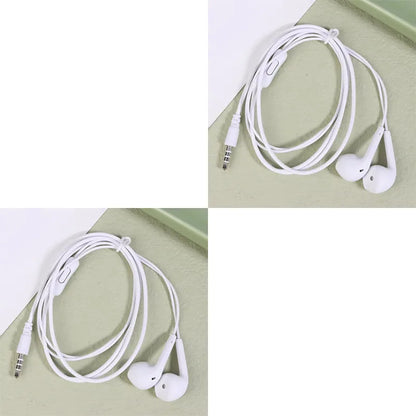 1/2/3pcs Universal 3.5mm Stereo In-Ear Headphones Sport Music Earbud Handfree Wired Headset Earphones with Mic For Xiaomi Huawei