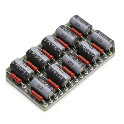 2.2uF 50V 5x11mm Electrolytic Capacitor 2.2 UF MFD 50 Volt 0.2x0.43in Aluminum Capacitors (Pack of 10)