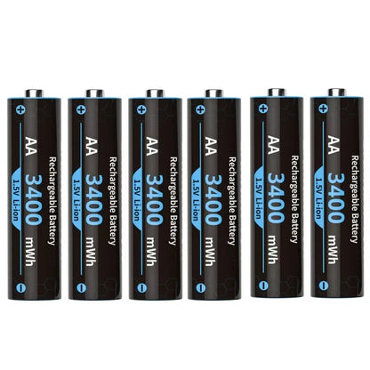 1.5V AA/AAA Lithium Battery LED Light Display Charger Intelligent Storage Charging Integrated Lithium Battery Charger