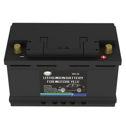 Car Battery 12V LiFePO4 Lithium Iron Phosphate Deep Cycle Built-in BMS 20Ah 40Ah 80Ah 100Ah High-Performance Automotive Battery