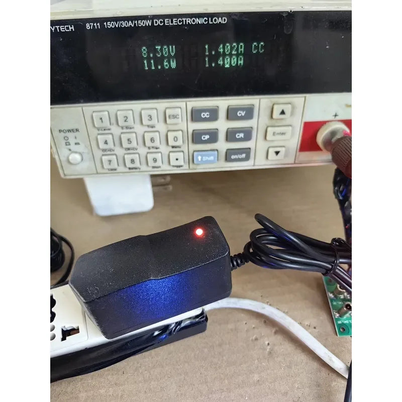 for 8.4V 1.5A Lithium Battery Charger for 8.4V 1500mA Li-ion Batteries Two Slots Fast Charging Adapter Power Supply