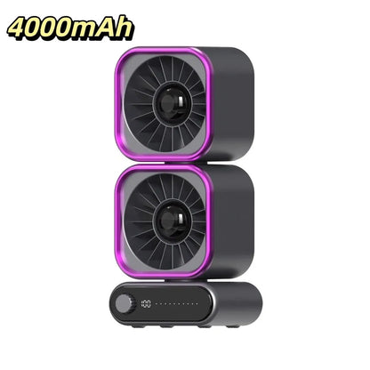 Rechargeable Battery Portable Mini Circulating Fan Quiet Operation Strong Airflow Rechargeable Personal Fan Low-Noise Design