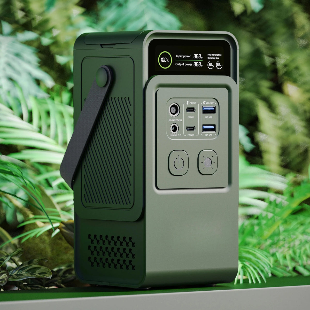 200W 60000mAh Portable Power Station PowerBank LiFePo4 Batteries Outdoor Portable Power Supply Emergency Power Supply