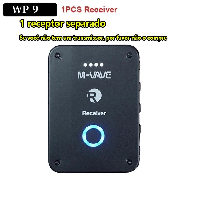 Dropshipping Wholesale M Vave WP9 Wireless Earphone Monitor 2.4GHz ISM Transmitter Receiver Support Stereo Mono Recording
