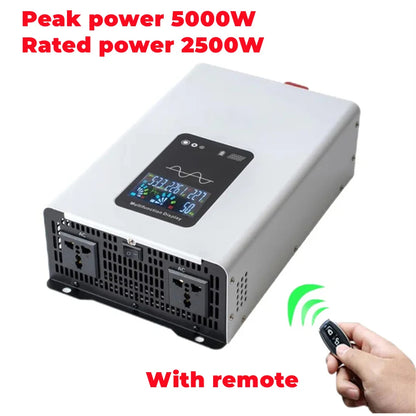 Inverter 12v 220v Pure Sine Wave 8000W 10000W 12000W DC 12V 24V 48V 60V 72V To AC 110V 220V Converter RV Vehicle Solar Inverters