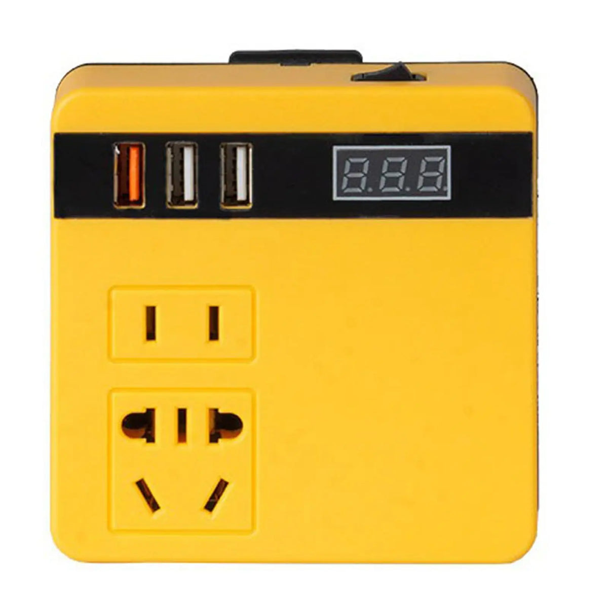 120W Lithium Battery Inverter For Dewalt 18v 21v To 110v 220v Multi-Function Household Smart Transformer Outdoor Work Inverter