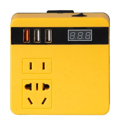 120W Lithium Battery Inverter For Dewalt 18v 21v To 110v 220v Multi-Function Household Smart Transformer Outdoor Work Inverter
