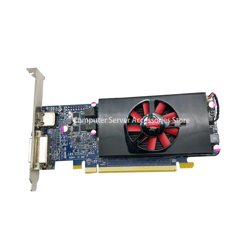 Original HD 7570 HD7570 1G Game Graphics Card D5 128bit Knife Card DVI+DP Supports 4K PCI-E 16X HD7570 Series Graphics Cards