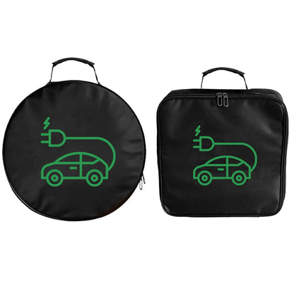 New Energy Vehicle Charging Gun Storage Bag Portable EV Charger Cable Bag Waterproof Auto EV Charging Jumper Storage Bag
