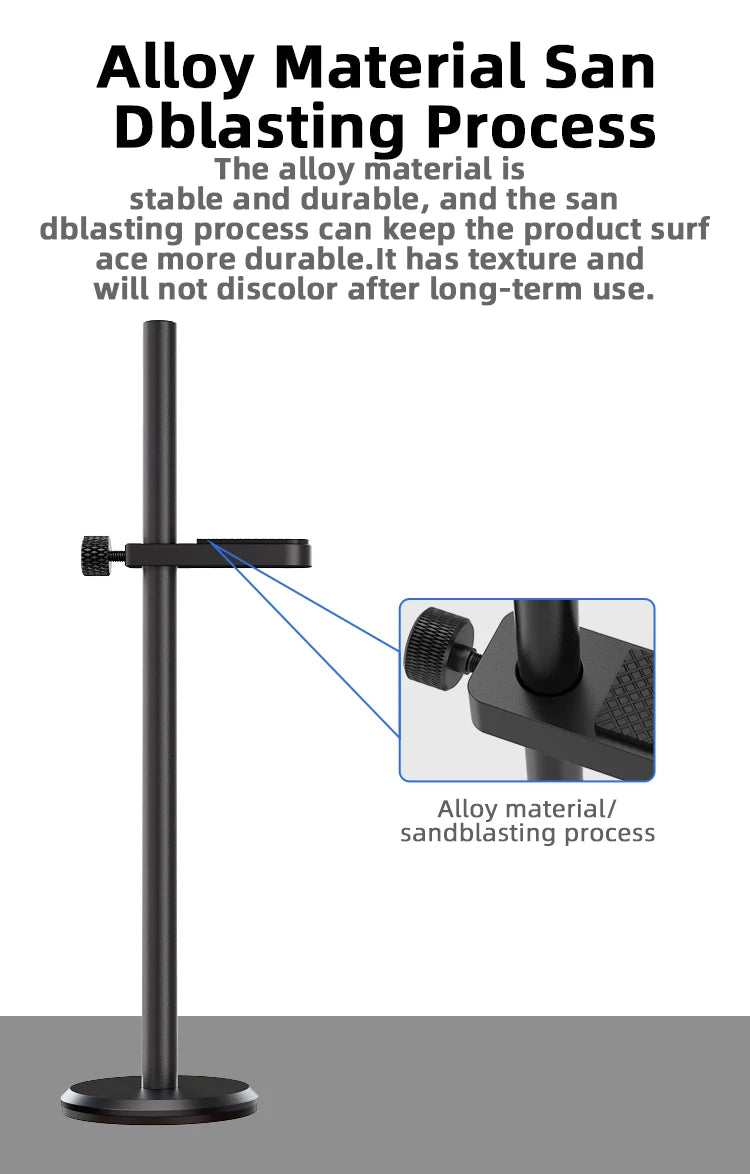 TEUCER Graphics Card Bracket GPU Metal Support Bracket Adjustable Height Aluminum Graphics Card Bracket PC Chassis Accessories