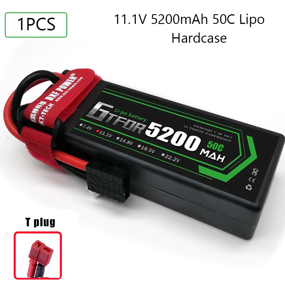 Batteries Lipo 7.4V 11.1V 15.2V 14.8V 22.2V 2S 3S 4S 6S 5200Mah 7000mAh 9200mAh 10000mAh for RC Car Truck Evader BX Truggy