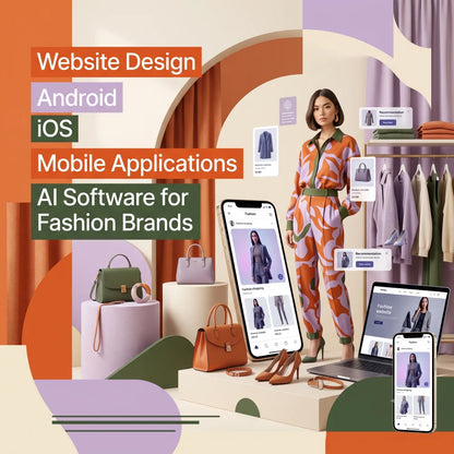 Website Design Android iOS Mobile Applications AI Software for Fashion Brands AI ERP CRM Software WordPress Shopify Plugin