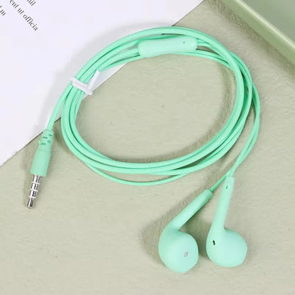 1/2/3pcs Universal 3.5mm Stereo In-Ear Headphones Sport Music Earbud Handfree Wired Headset Earphones with Mic For Xiaomi Huawei