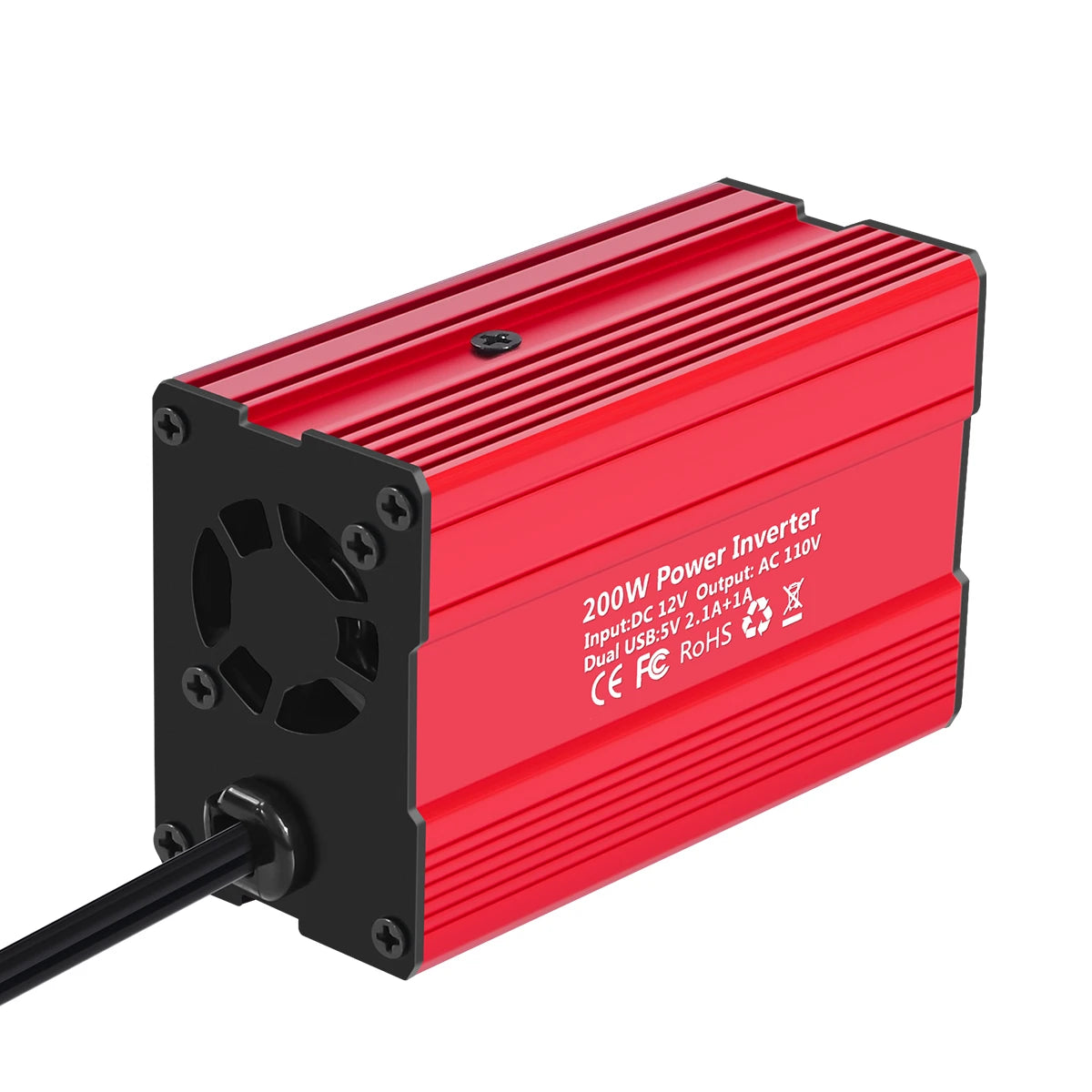 Power Inverter 150W/300W 200W/400W 12V DC to 110V/220V AC Car Plug Adapter Outlet Converter with Fast Charging Ports
