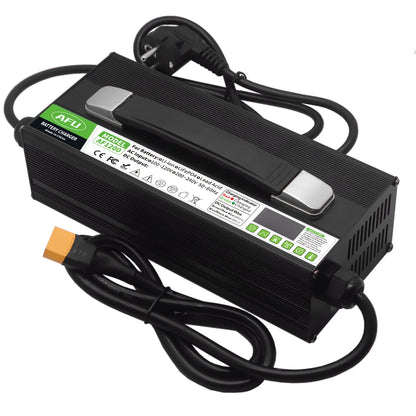 100.8V 10A Lithium ion Battery Charger Usd For 24S 88.8V Lithium ion Battery Heat dissipation High Power With LCD display screen