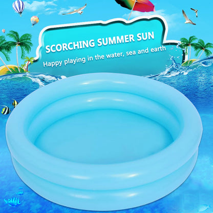 Round Inflatable Baby Toddlers Summer Swimming Pool Portable Inflatable Children Little Pump Pool Indoor Outdoor for 0-3Y Kids