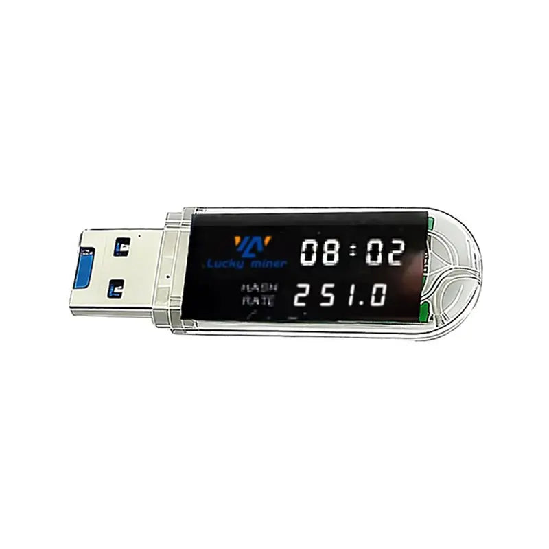 Nerdminer V2 LV03 USB BTC Miner Upgraded Mini Bitcoin 250KH/S Silent ASIC Crypto Miner-N32R