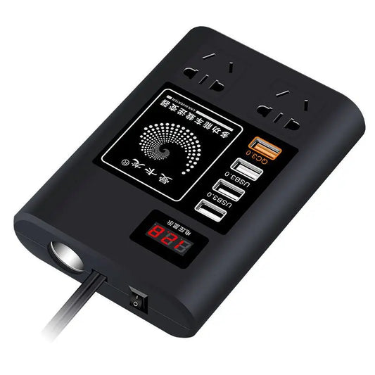 Car inverter 12V24V universal to 220V universal conversion head Car power strip conversion Mobile phone charger