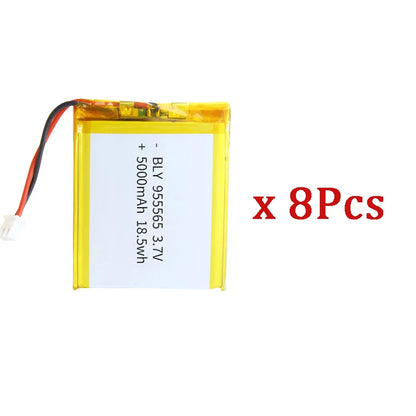 3.7V 5000mAh 955565 Polymer Lithium Battery Lithium Ion Battery For Power Bank GPS 100% Real Capacity