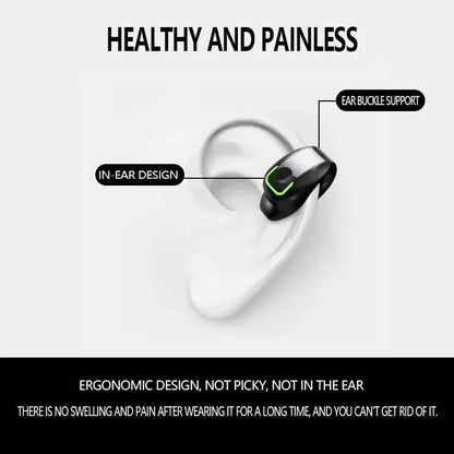 BT  Earphone Clip On Monaural Inear Motion Stereo Bone Conduction Gd28 Business Wireless Earphone Mini Monaural Tws
