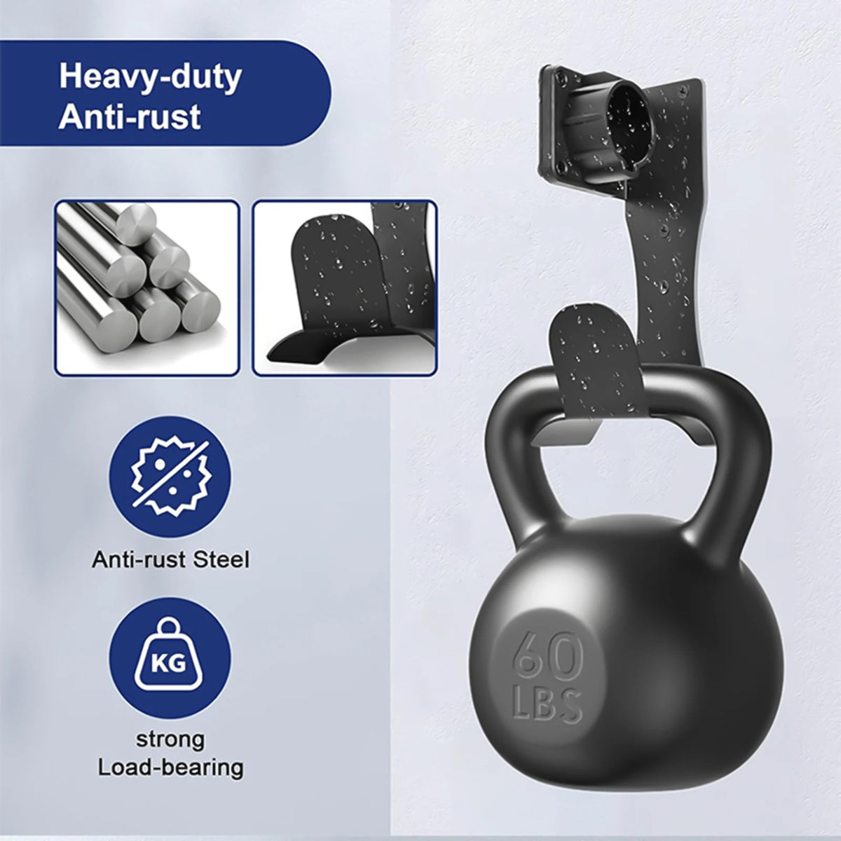EV Charger Cable Holder Stainless Steel J1772 Charger Holder Wall Mounted Cable Organizer For EV Charging Accessories