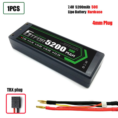 Batteries Lipo 7.4V 11.1V 15.2V 14.8V 22.2V 2S 3S 4S 6S 5200Mah 7000mAh 9200mAh 10000mAh for RC Car Truck Evader BX Truggy
