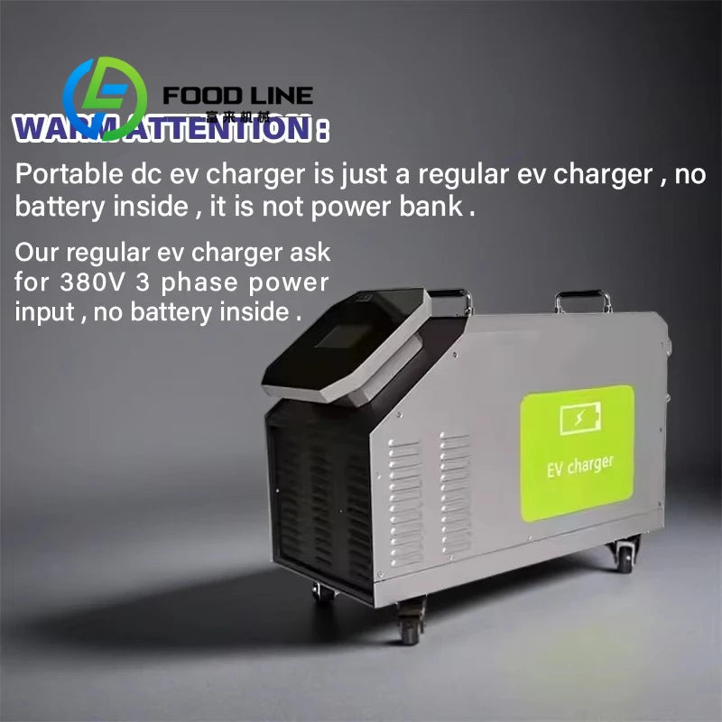 20kw Portable Ev Car Charger Stations Ev Car for Fast Charger Dc Electric Vehicle Charging Station customize