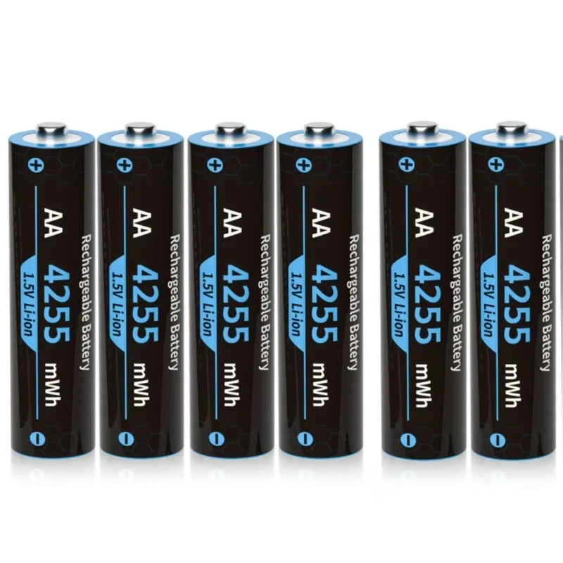 1.5V AA/AAA Lithium Battery LED Light Display Charger Intelligent Storage Charging Integrated Lithium Battery Charger