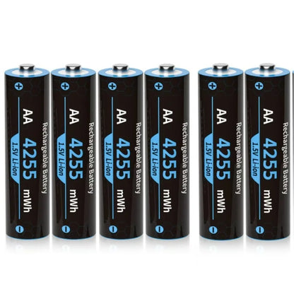 1.5V AA/AAA Lithium Battery LED Light Display Charger Intelligent Storage Charging Integrated Lithium Battery Charger
