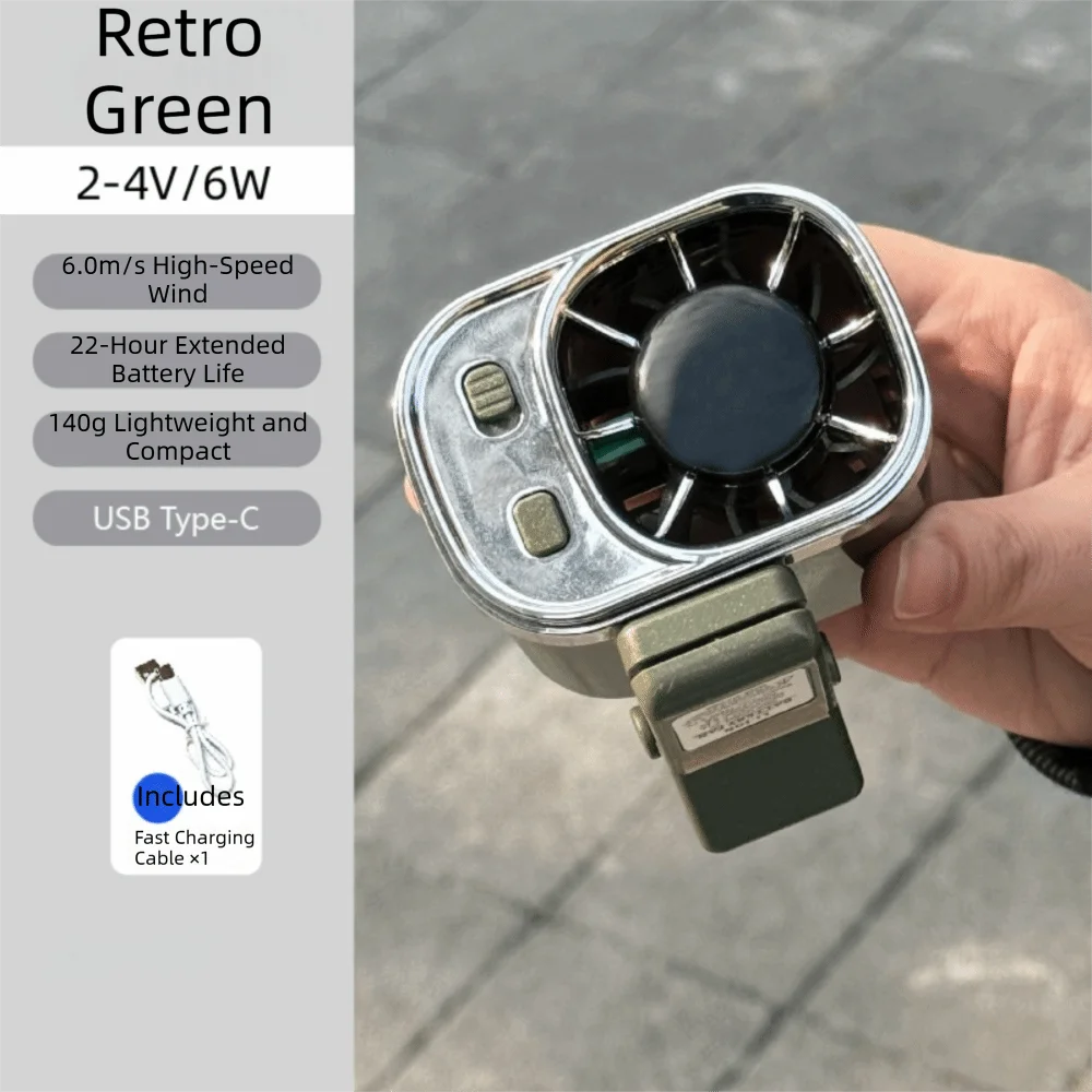 Rechargeable Battery USB Rechargeable Fan Low Noise Operation Soft Steady Airflow Portable Mini Fan Durable Lightweight Material