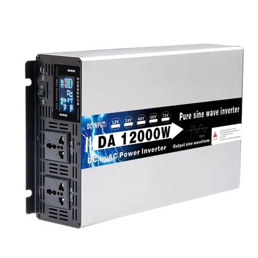 Solar Inversor 10000W 12000W 24v 110v 220v Onda Pura Power Pure Sine Wave Inverter 12v Inversores Solares Voltage Car Converter