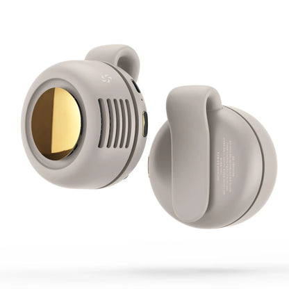 Portable Clip-On Fan Mini Rechargeable 360° Rotatable Fan Adjustable 3-Speed Silent Mini Bladeless Fans