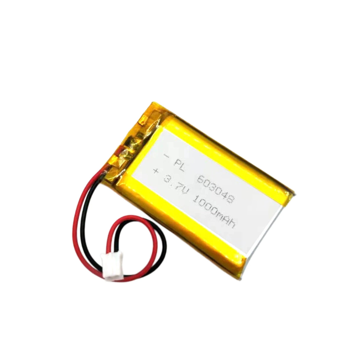 MSDS Verified 2/5/20/200/1000/10000pcs 603048 , Rechargeable 3.7V 1000mAh Li Li-po Lithium Polymer Ion Battery 2 Pin 2.0mm JST