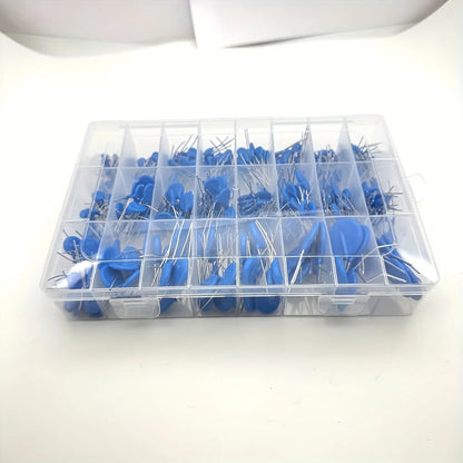 395Pcs/Lot 24Values 5D431K~20D390K Commonly Resistors 10D Set Varistor Resistor Pack Assorted Kit BOX