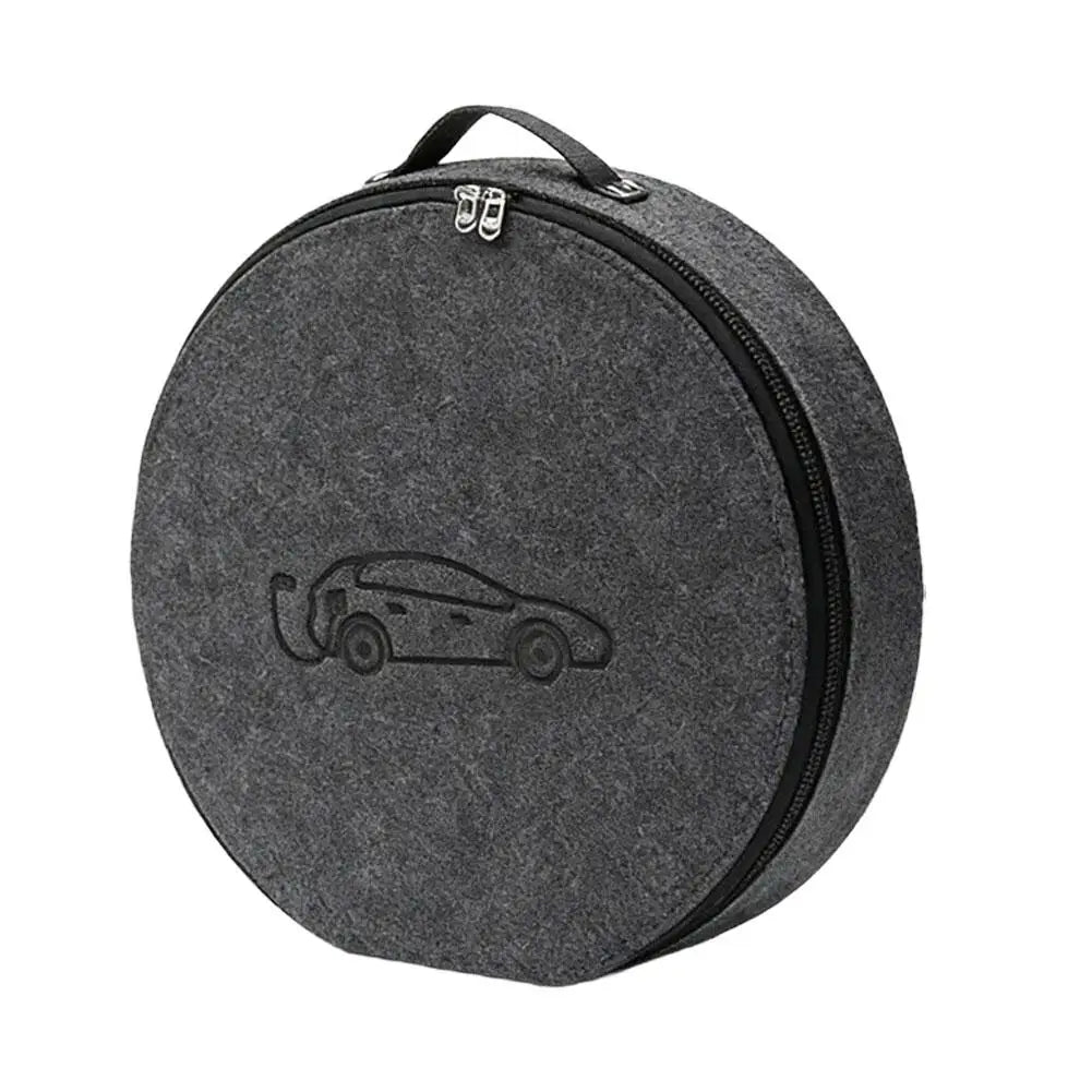 New Energy Vehicle Charging Gun Storage Bag Portable EV Charger Cable Bag Waterproof Auto EV Charging Jumper Storage Bag
